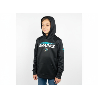 San Jose Sharks детски суитшърт с качулка Authentic Pro Hood Po Hoodie