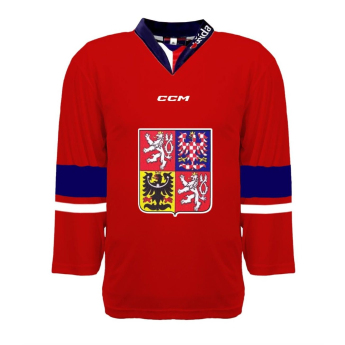 Отбори по хокей хокейна фланелка Czech Republic 2023/2024 CCM Fandres replica - red