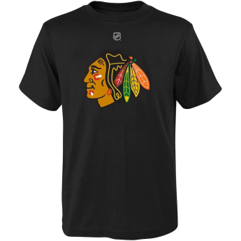 Chicago Blackhawks детска тениска Connor Bedard #98 Player Name & Number Black