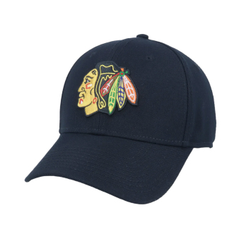 Chicago Blackhawks баскетболна шапка с козирка Stadium Black
