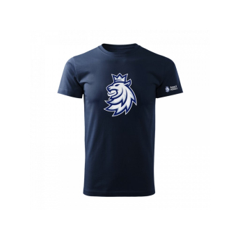 Отбори по хокей детска тениска Czech Republic logo lion navy