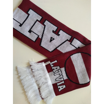 Отбори по хокей зимен шал Latvia knitted