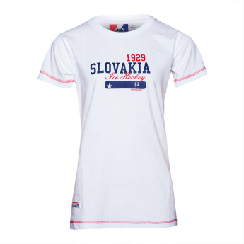 Отбори по хокей дамска тениска Slovakia Stars white