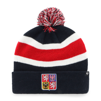 Отбори по хокей зимна шапка Czech Republic Breakaway 47 Cuff Knit Navy