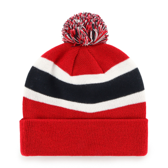 Отбори по хокей зимна шапка Czech Republic Breakaway 47 Cuff Knit Red