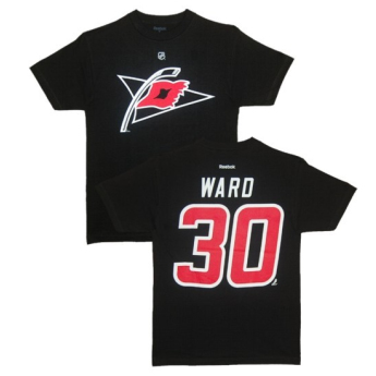 Carolina Hurricanes мъжка тениска #30 Cam Ward black