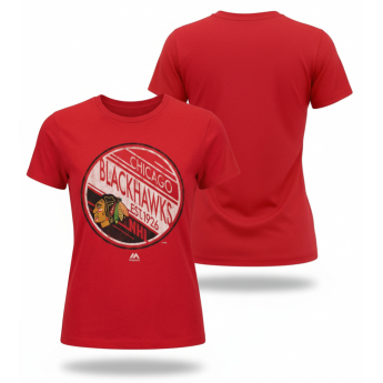 Chicago Blackhawks дамска тениска Circle red