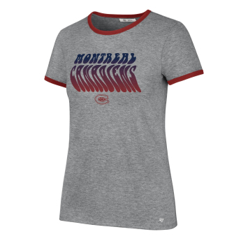 Montreal Canadiens дамска тениска Letter Ringer grey