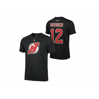 New Jersey Devils мъжка тениска Damien Brunner #12 black