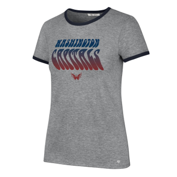 Washington Capitals дамска тениска Letter Ringer grey