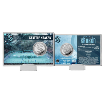 Seattle Kraken колекционерска монета History Silver Coin Card Limited Edition od 5000