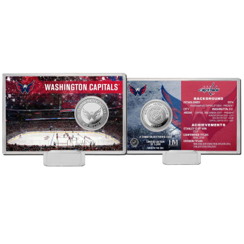 Washington Capitals колекционерска монета History Silver Coin Card Limited Edition od 5000
