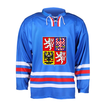 Отбори по хокей хокейна фланелка Czech Republic 2023/2024 CCM Fandres replica - blue