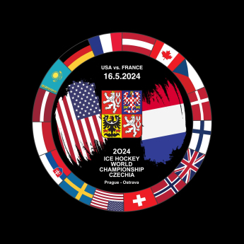 Отбори по хокей шайба Ice Hockey World Championship Czechia MS 2024 Dueling 16.5.2024 USA vs. France