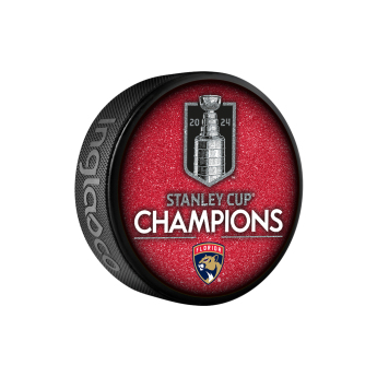 Florida Panthers шайба 2024 Stanley Cup Champions Special Edition Glitter