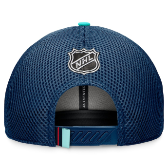 Seattle Kraken баскетболна шапка с козирка 2024 Draft NHL On Stage Trucker Adjustable Hat