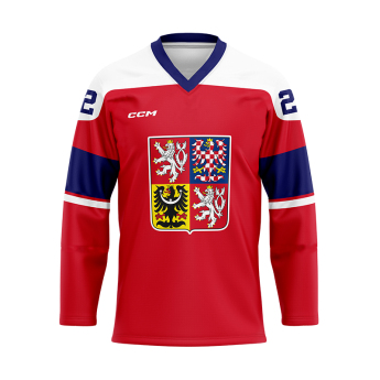 Отбори по хокей хокейна фланелка Dominik Kubalík #81 CCM Czech republic red