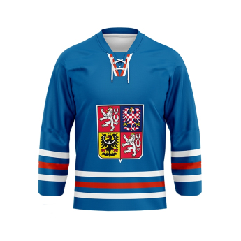 Отбори по хокей хокейна фланелка Lukáš Sedlák #23 2023/2024 CCM Fandres replica - blue