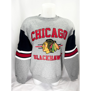 Chicago Blackhawks мъжки суитшърт с качулка All Over Crew 4.0 Current Logo