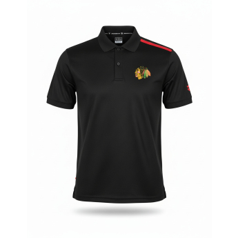 Chicago Blackhawks мъжка поло тениска Authentic Rinkside Performance black