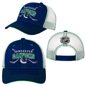 Vancouver Canucks детска бейзболна шапка с козирка Lockup Meshback Adjustable
