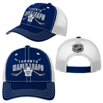 Toronto Maple Leafs детска бейзболна шапка с козирка Lockup Meshback Adjustable