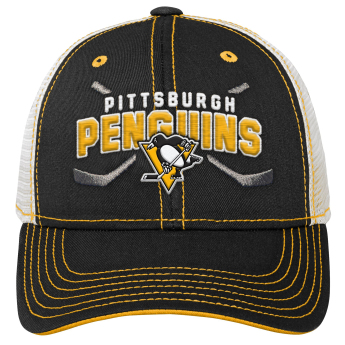 Pittsburgh Penguins детска бейзболна шапка с козирка Lockup Meshback Adjustable