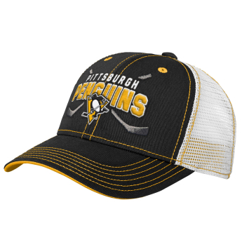 Pittsburgh Penguins детска бейзболна шапка с козирка Lockup Meshback Adjustable