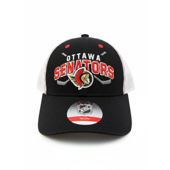 Ottawa Senators детска бейзболна шапка с козирка Lockup Meshback Adjustable