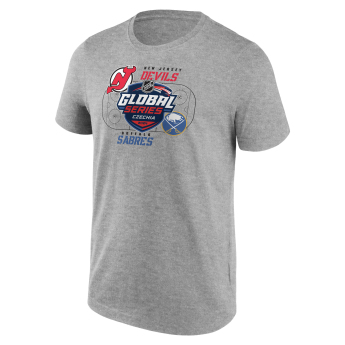 NHL продукти мъжка тениска NHL Global Series 2024 Czechia Buffalo Sabres vs New Jersey Devils Match Up