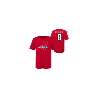 Washington Capitals детска тениска Alexandr Ovechkin #8 Flat Captains N&N Ctn Tee