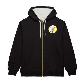 Boston Bruins мъжки суитшърт NHL Playoff Win 2.0 Full Zip Fleece Vintage Logo