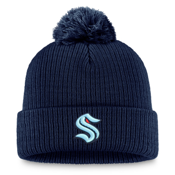 Seattle Kraken зимна шапка A/CAP Beanie Cuff Pom