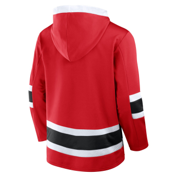 Chicago Blackhawks мъжки суитшърт с качулка Mens Laced Hockey