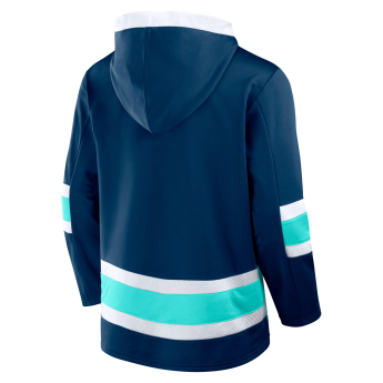 Seattle Kraken мъжки суитшърт с качулка Mens Laced Hockey