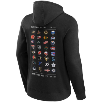 NHL продукти мъжки суитшърт с качулка NHL All Team Graphic Hoodie Black
