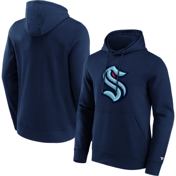 Seattle Kraken мъжки суитшърт с качулка Primary Logo Graphic navy