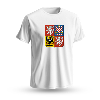 Отбори по хокей детска тениска Czech republic National Emblem 2025 White