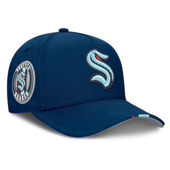 Seattle Kraken баскетболна шапка с козирка 2025 Draft Authentic Pro Structured Adjustable