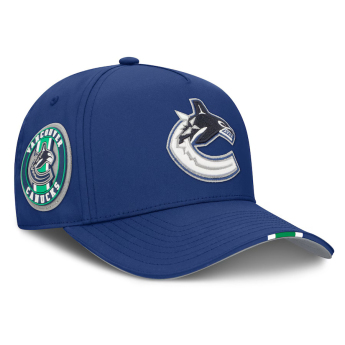 Vancouver Canucks баскетболна шапка с козирка 2025 Draft Authentic Pro Structured Adjustable