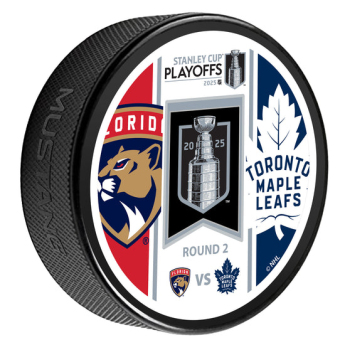 Florida Panthers шайба 2025 Stanley Cup Champions Toronto Maple Leafs & Florida Panthers | 2025 Match Up | Round 2