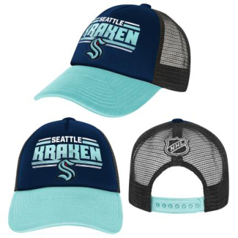 Seattle Kraken детска шапка с  козирка flat Essentials Snapback Trucker