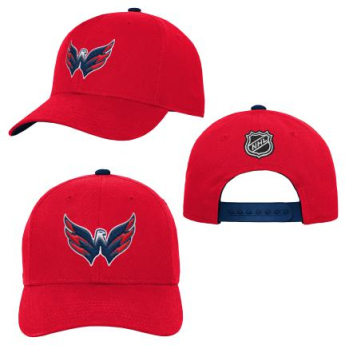 Washington Capitals детска бейзболна шапка с козирка Precurved Snap