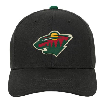 Minnesota Wild детска бейзболна шапка с козирка Precurved Snap