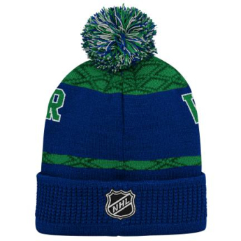 Vancouver Canucks детска зимна шапка Puck Pattern Cuffed Pom