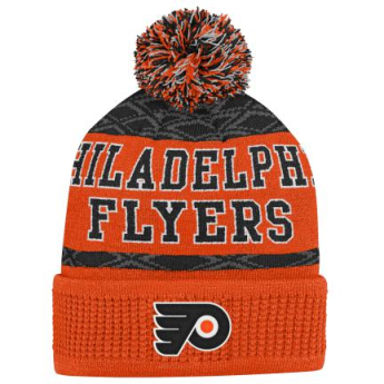 Philadelphia Flyers детска зимна шапка Puck Pattern Cuffed Pom
