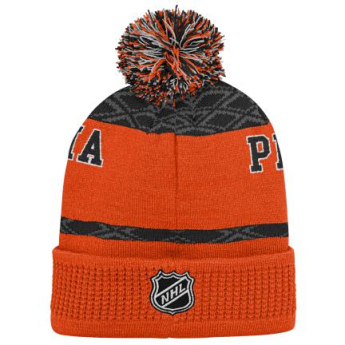 Philadelphia Flyers детска зимна шапка Puck Pattern Cuffed Pom