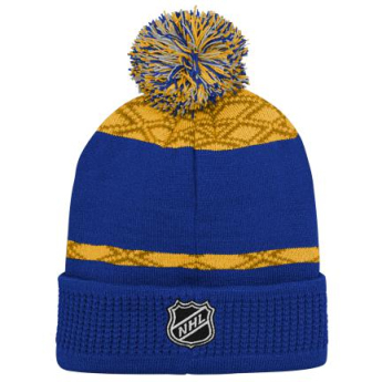Buffalo Sabres детска зимна шапка Puck Pattern Cuffed Pom