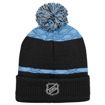 Utah Hockey Club детска зимна шапка Puck Pattern Cuffed Pom
