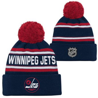Winnipeg Jets детска зимна шапка 3Rd Jersey Jacquard Cuff Pom